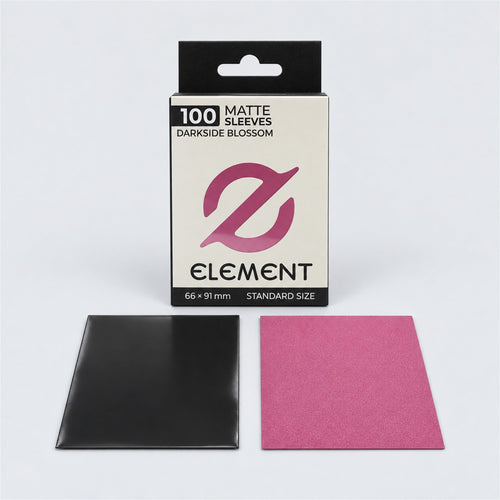 Element Darkside Blossom box with glossy front and textured matte back sleeves