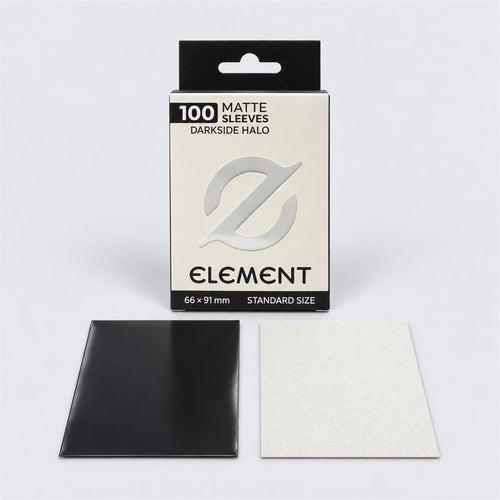 Element Darkside Halo box with glossy front and textured matte back sleeves