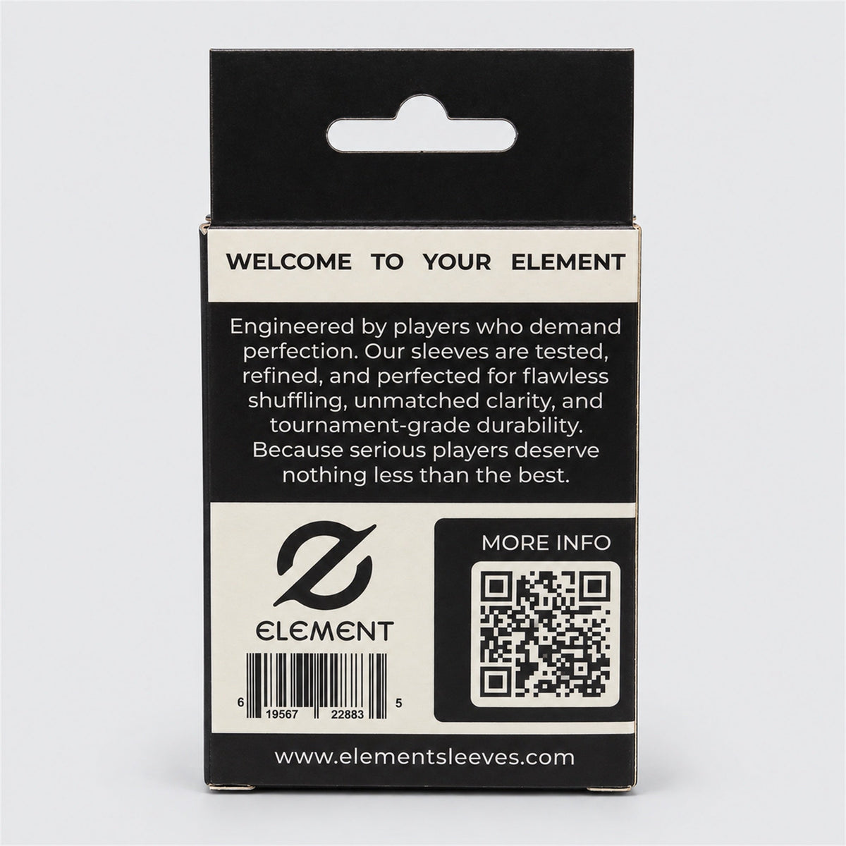 Element Halo packaging back