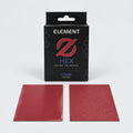 Element HEX Crimson box with glossy front and textured matte back sleeves
