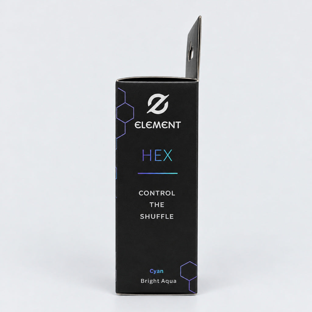 Element HEX Cyan logo side