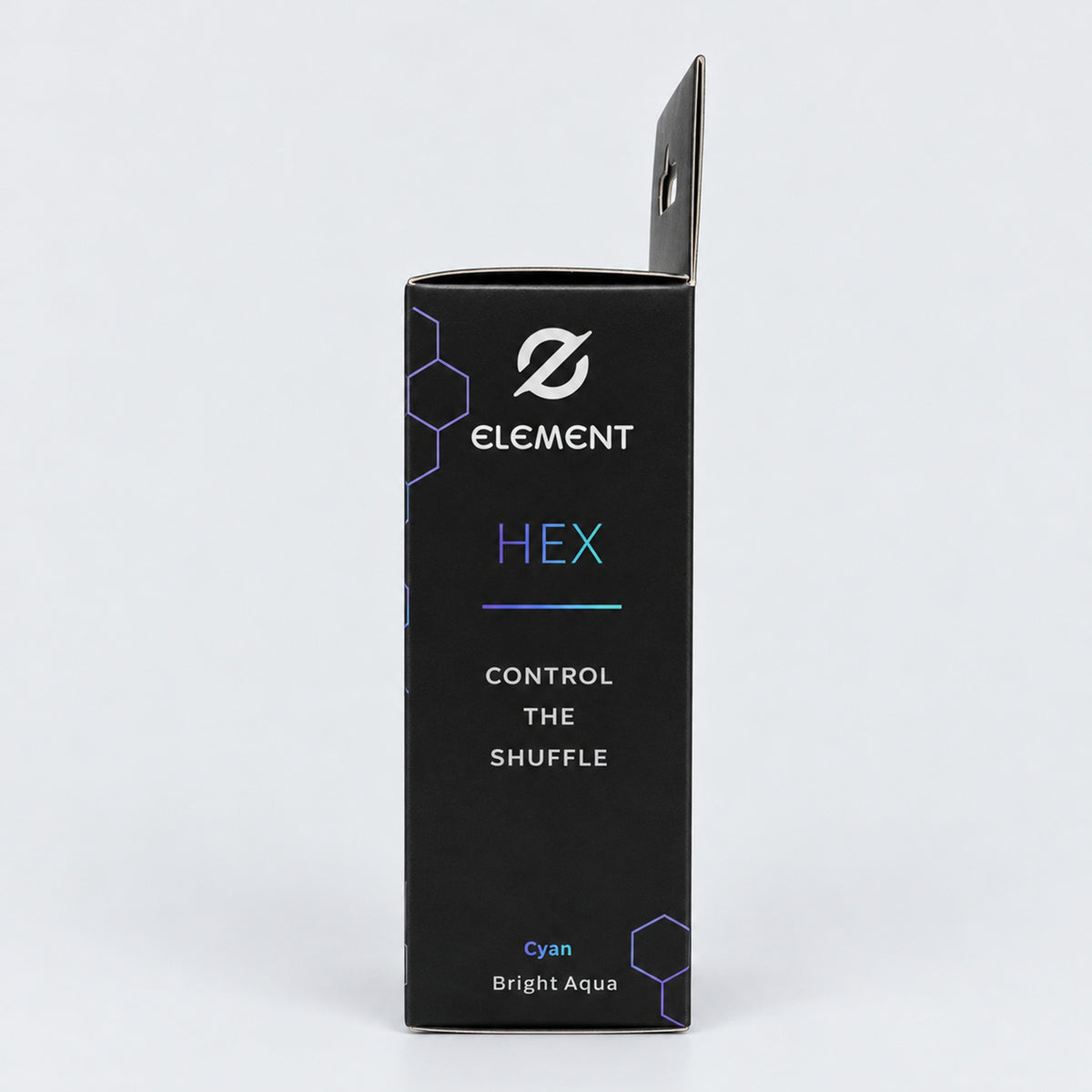 Element HEX Cyan logo side