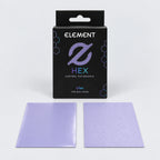 Element HEX Lilac box with glossy front and textured matte back sleeves