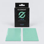 Element HEX Seafoam box with glossy front and textured matte back sleeves