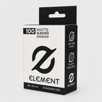 Element Shadow matte card sleeves packaging angled product photo